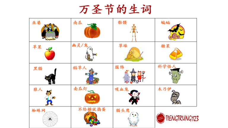 tu-vung-tieng-trung-chu-de-halloween-hinh-anh